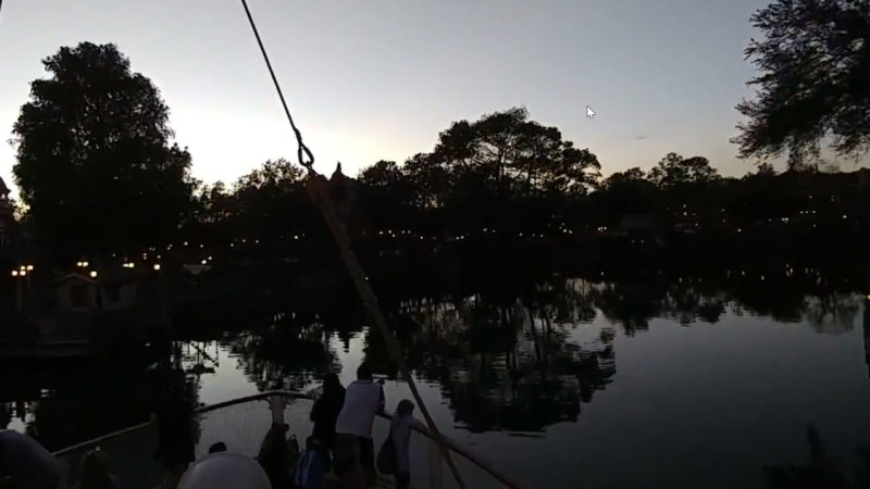 Liberty Square River boat TimeLapse